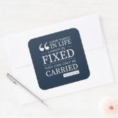 set van 6 " niet vast te stellen " stickers in de  (Envelop)