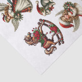 Set van  Christmas Fussy Cuts Tissuepapier (Detail)