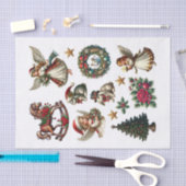 Set van  Christmas Fussy Cuts Tissuepapier (Craft)