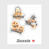 Set van Halloween-stickers Sticker (Vel)