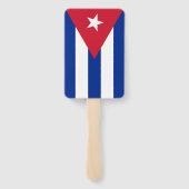 Set van hand fan met vlag van Cuba Handwaaier (Achterkant)