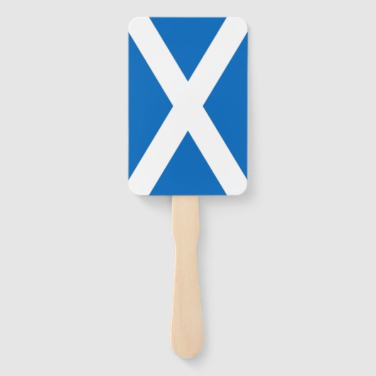 Set van hand fan met vlag van Schotland, UK Handwaaier (Achterkant)