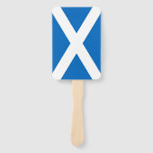 Set van hand fan met vlag van Schotland, UK Handwaaier (Voorkant)