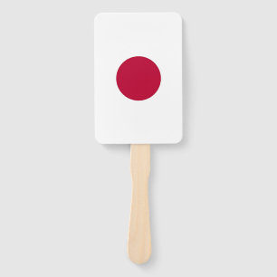 Set van hand ventilator met vlag van Japan Handwaaier