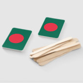 Set van handventilator met vlag van Bangladesh Handwaaier (Niet-gemonteerd)