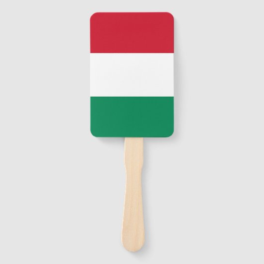 Set van handventilator met vlag van Hongarije Handwaaier (Voorkant)