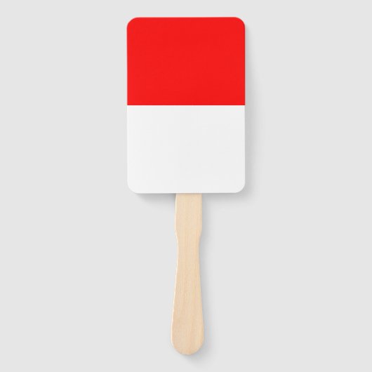 Set van handventilator met vlag van Indonesië Handwaaier (Voorkant)