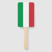 Set van handventilator met vlag van Italië Handwaaier (Achterkant)