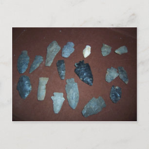 Set van Indische pijlpunten Briefkaart