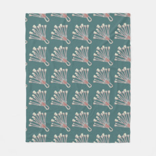 Set van klimmende steenklimdraden fleece deken