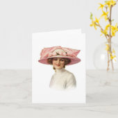 Set van  Millinery Notecard (3) Kaart (Gele Bloem)
