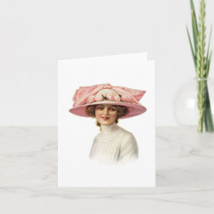 Set van  Millinery Notecard (3) Kaart