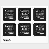 Set van stickers w / "Kan niet worden vastgesteld" (Vel)