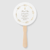 set van tien faux folie lijst doop handwaaier (Achterkant)