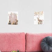 Set van Woodland Animal Portret kwekerij (Woonkamer)