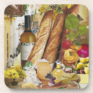 Set van zes harde Onderzetters