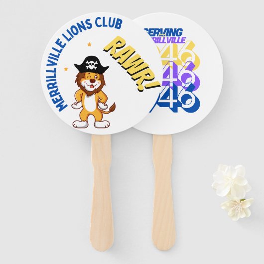 Set ventilatoren handwaaier (Voorkant en achterkant)