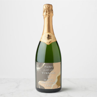 Set voedsel- en dranklabels sparkling wijnetiket