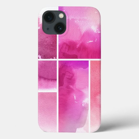 Set waterverf abstract handgeschilderd 3 Case-Mate iPhone case (Achterkant)