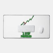 Setback to Step Forward Mindset Quote Bureaumat (Keyboard & Muis)