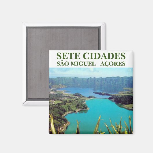 SETE CIDADES AÇORES KITCHEN MAGNET (Recto/Verso)