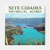 SETE CIDADES AÇORES KITCHEN MAGNET MAGNEET (Voorkant)