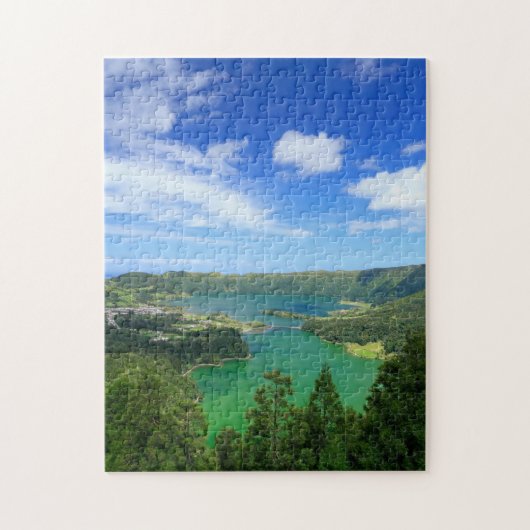 Sete Cidades - Azoren Legpuzzel (Verticaal)