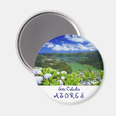 Sete Cidades, Azoren Magneet (Voorkant / Achterkant)