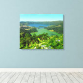 Sete Cidades Azores Canvas 20 "x 16", 1.5" (Insitu (Houten vloer))