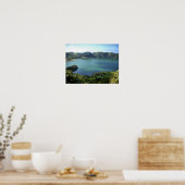 Sete Cidades Lagoon in S. Miguel, Azoren Poster (Keuken)