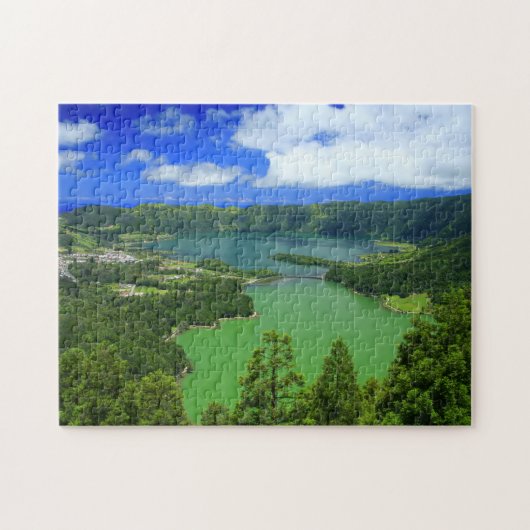 Sete Cidades-meren Legpuzzel (Horizontaal)
