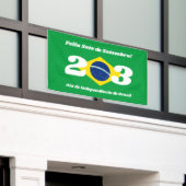 Sete de Setembro Onafhankelijkheidsdag Brazilië Vl Spandoek (Buitenkant Gebouw)