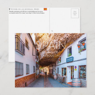 Setenil De Las Bodegas, carte postale de voyage en
