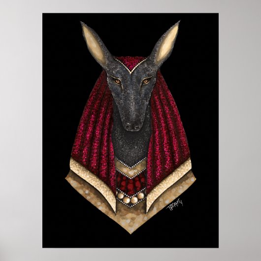 Seth God van Chaos Poster (Voorkant)