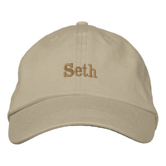 "Seth" Mannelijke Voornaam Geborduurd, Geborduurde Pet