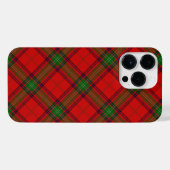 Seton tartan rode groene vlecht iPhone hoesje (Achterkant horizontaal)