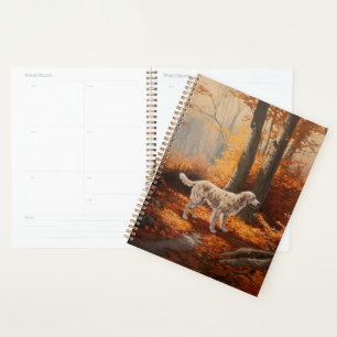 Setter anglais en automne Leaves Fall Inspire