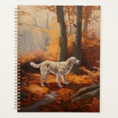 Setter anglais en automne Leaves Fall Inspire (Devant)