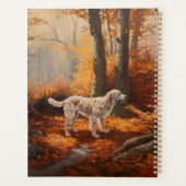 Setter anglais en automne Leaves Fall Inspire (Dos)