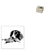 Setter e beccaccia 	rubberstempel (Gestempeld)