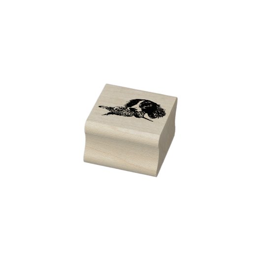 Setter e beccaccia 	rubberstempel (Stempel)