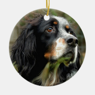 Setter Love Keramisch Ornament