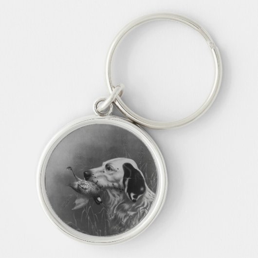 Setter met Grouse Sleutelhanger (Voorkant)