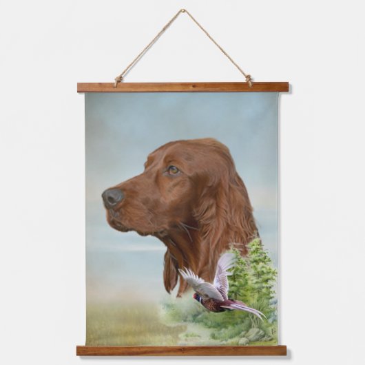 Setters Art Hanging Tapestry Hangend Wandkleed (Voorkant 2)
