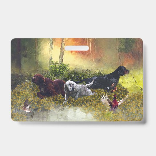 Setters Familie    Badge (Voorzijde)