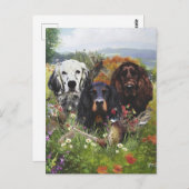 Setters Family Briefkaart (Voorkant / Achterkant)