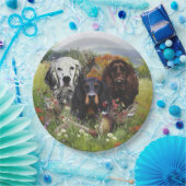 Setters Family Papieren Bordje (Feest)