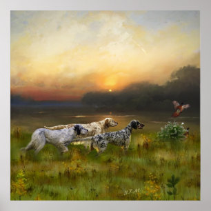 Setters Family Poster