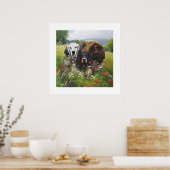 Setters Family Poster (Keuken)