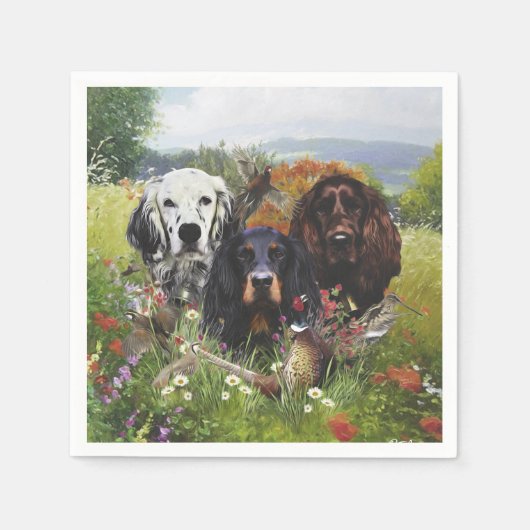 Setters Family Servet (Voorkant)